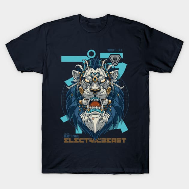 Electric Beast - Prime - Mechalion T-Shirt by angoes25